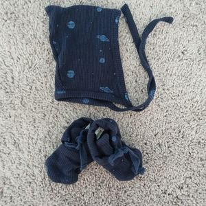 Kate Quinn Booties and Hat